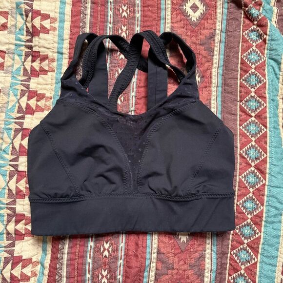 Lululemon Athletica Black Sports Bra size 8 - Picture 1 of 6